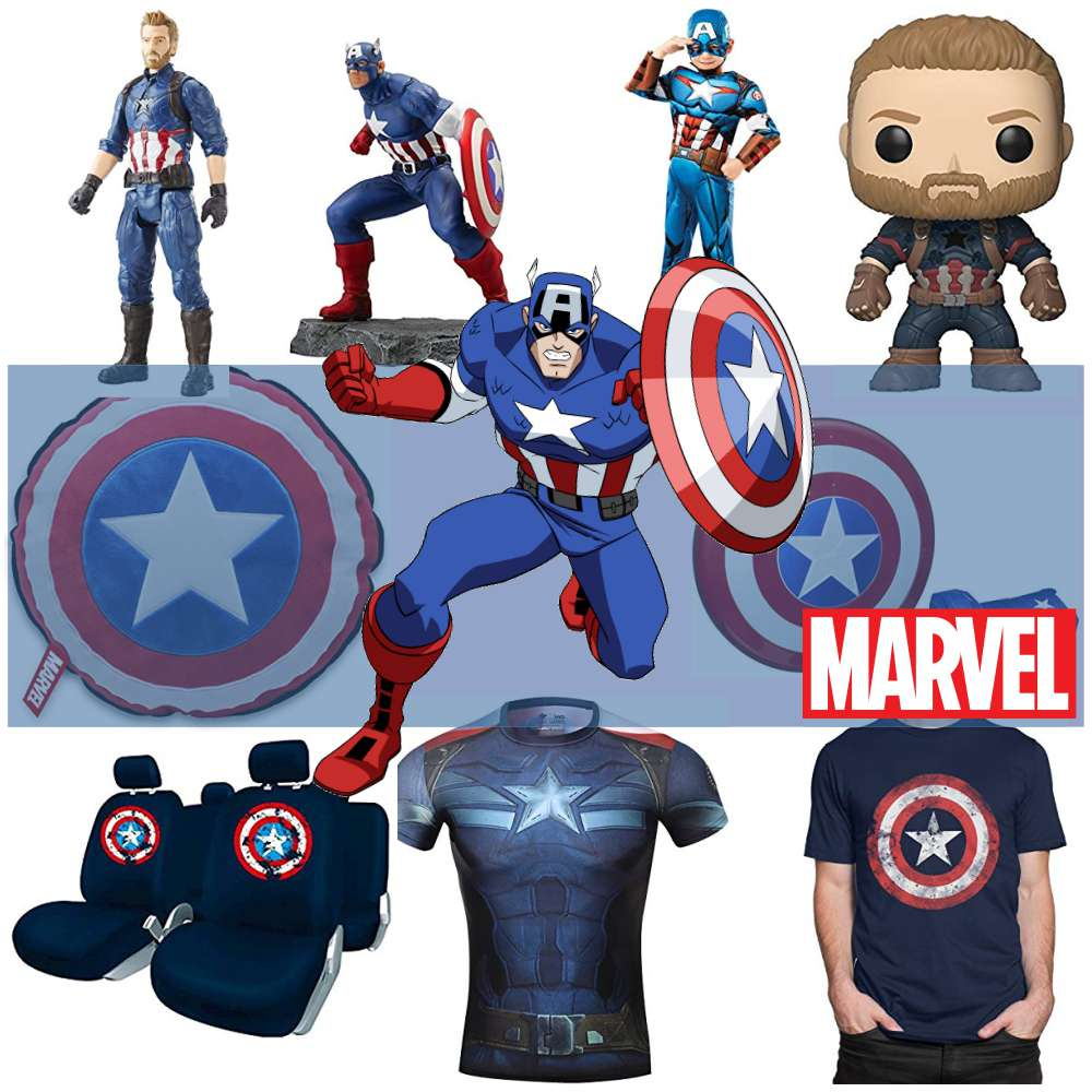 Coronel eficientemente Original TODO MARVEL】 🔴🔵 Camisetas, sudaderas, disfraces, tazas,… y más de Captain  América 2023