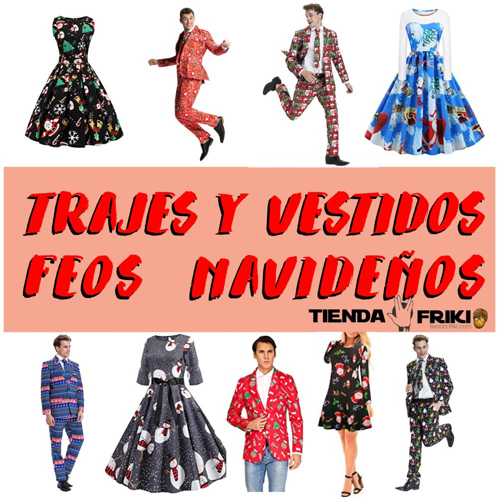 OFERTAS UGLY SUIT】 🎅 Los mejores y más feos vestidos trajes navideños en 2️⃣0️⃣2️⃣3️⃣ para celebrar el Ugly Sweater Day